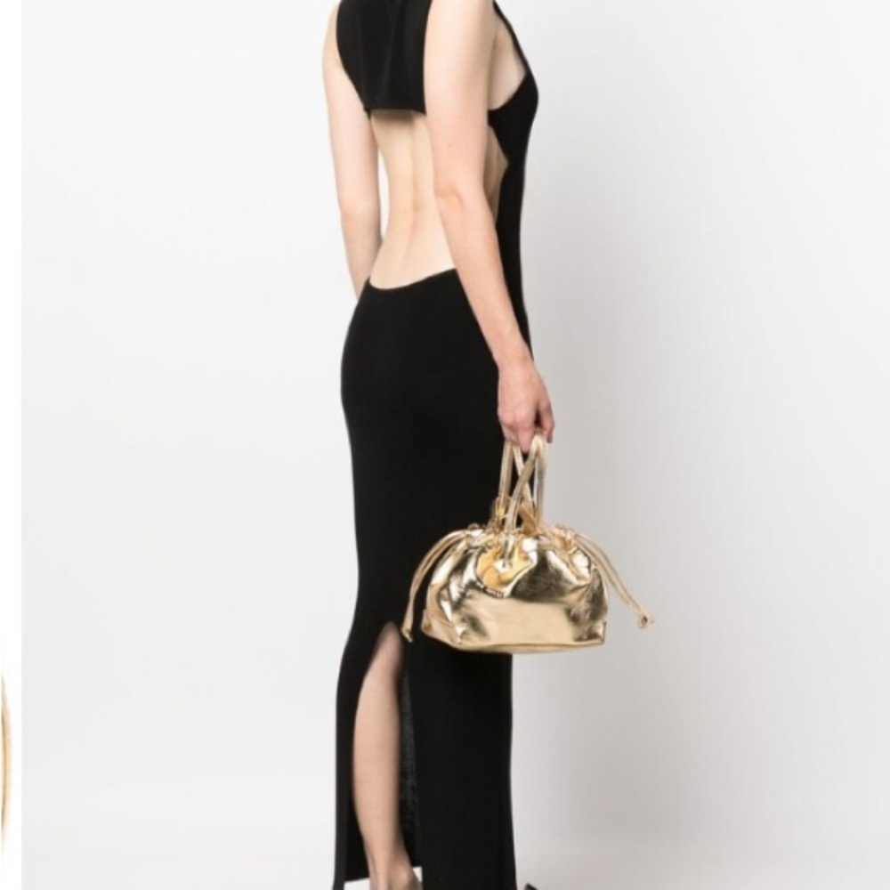 BY FAR - Gold Metallic Women's Bag